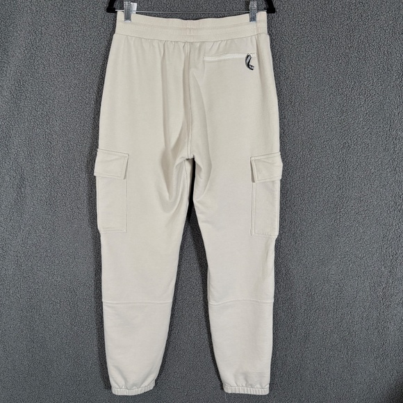 Alo Yoga Highline Cargo Pants Sweatpants - Women's Size M - Cream - Picture 6 of 10